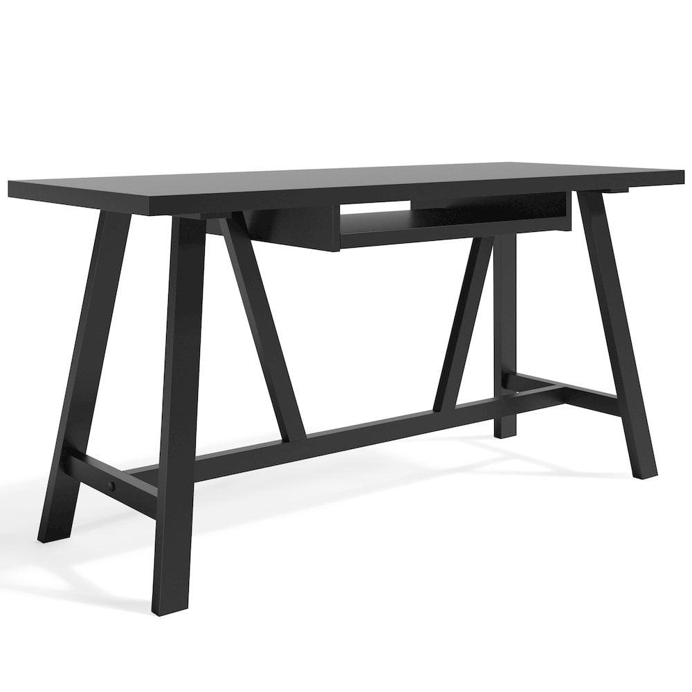Simpli Home Dylan Solid Wood Writing Desk