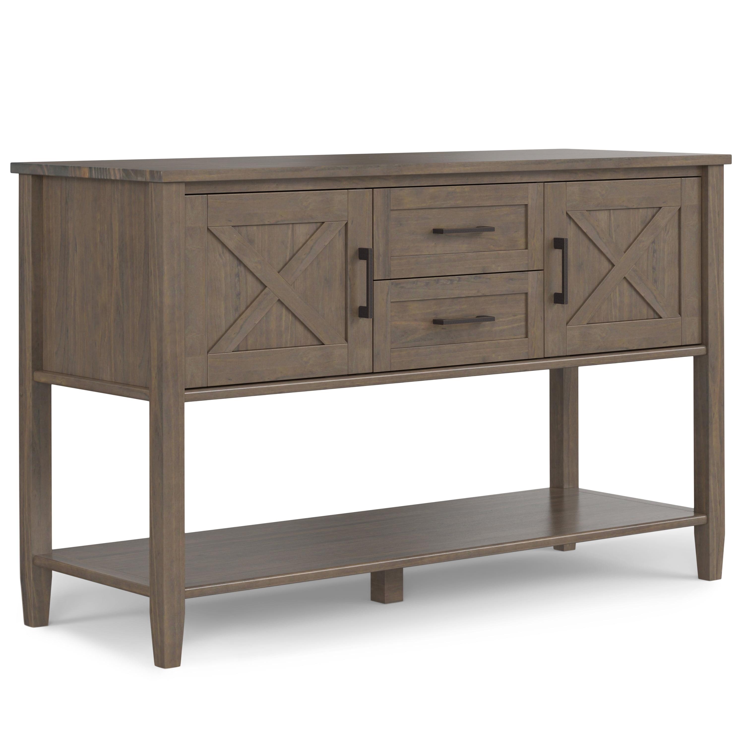 Ela 48'' Solid Wood Top Console Table