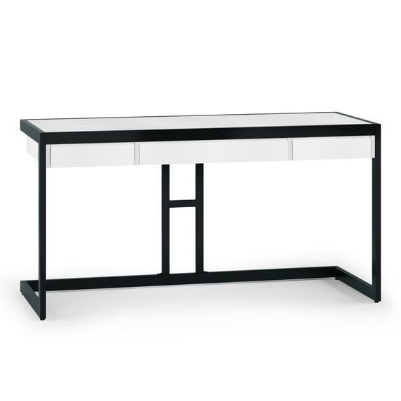 Simpli Home Erina SOLID ACACIA WOOD 60" Desk in Distressed White