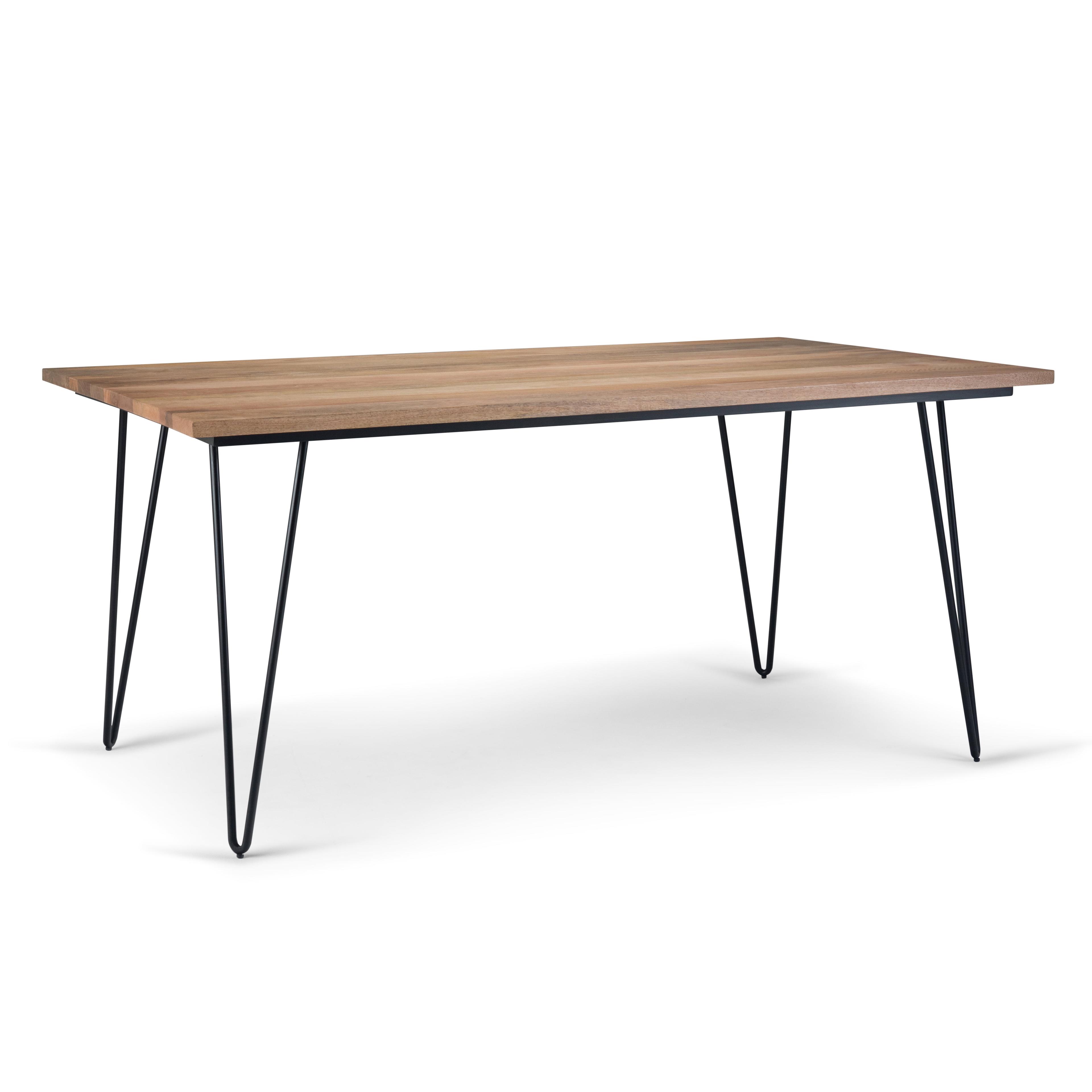 Simpli Home Hunter Solid Mango Wood Dining Table In Natural