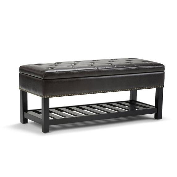Lomond Faux Leather Upholstered Storage Bench