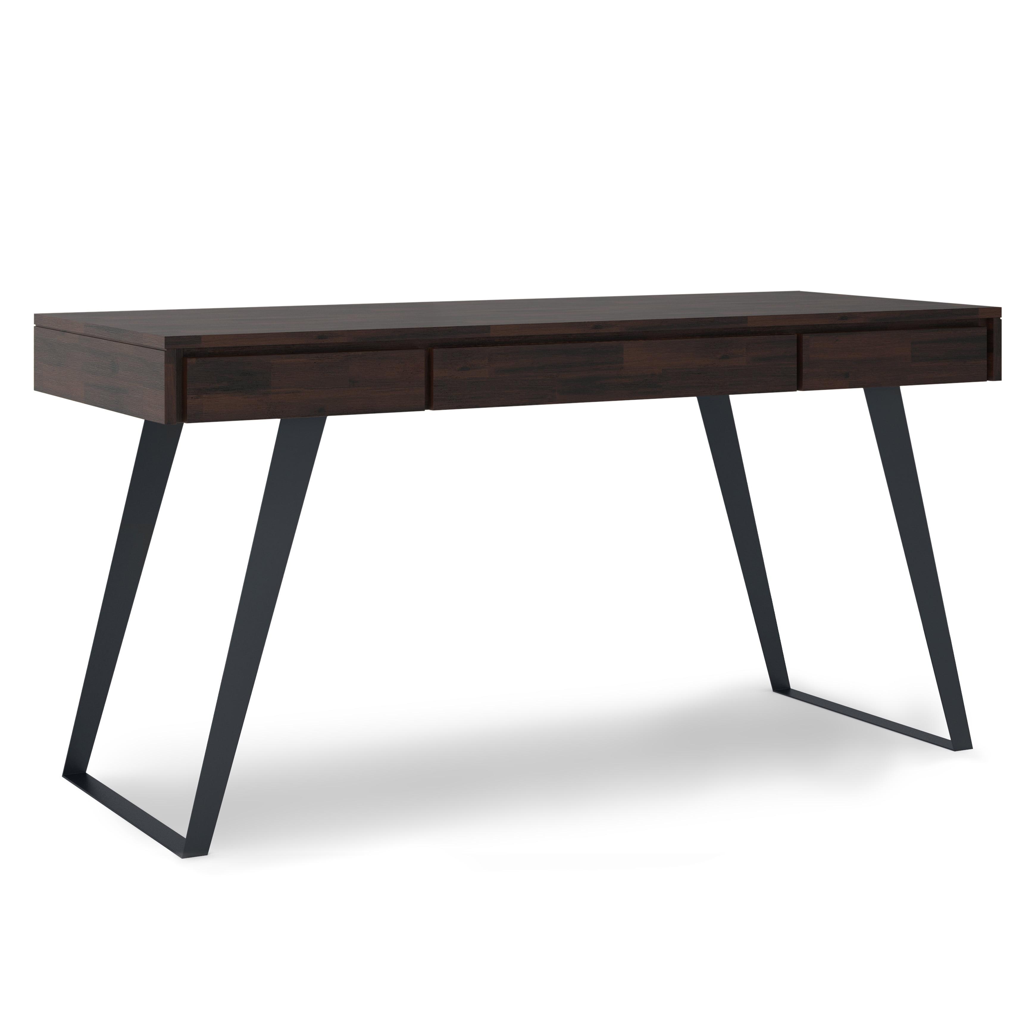 Simpli Home Lowry Solid Wood Desk
