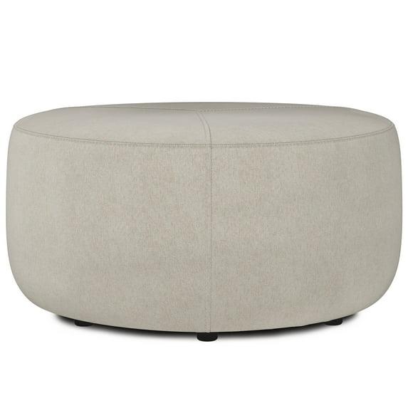 Simpli Home Moore Upholstered Ottoman