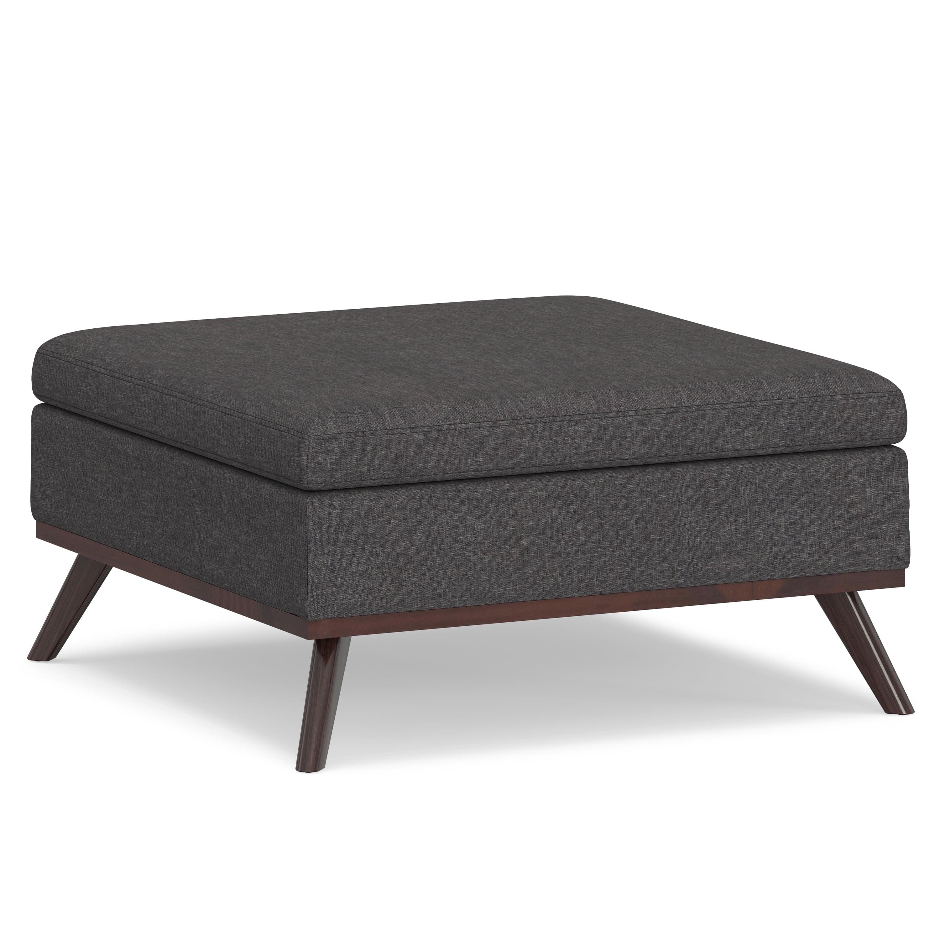 Simpli Home Owen Upholstered Ottoman