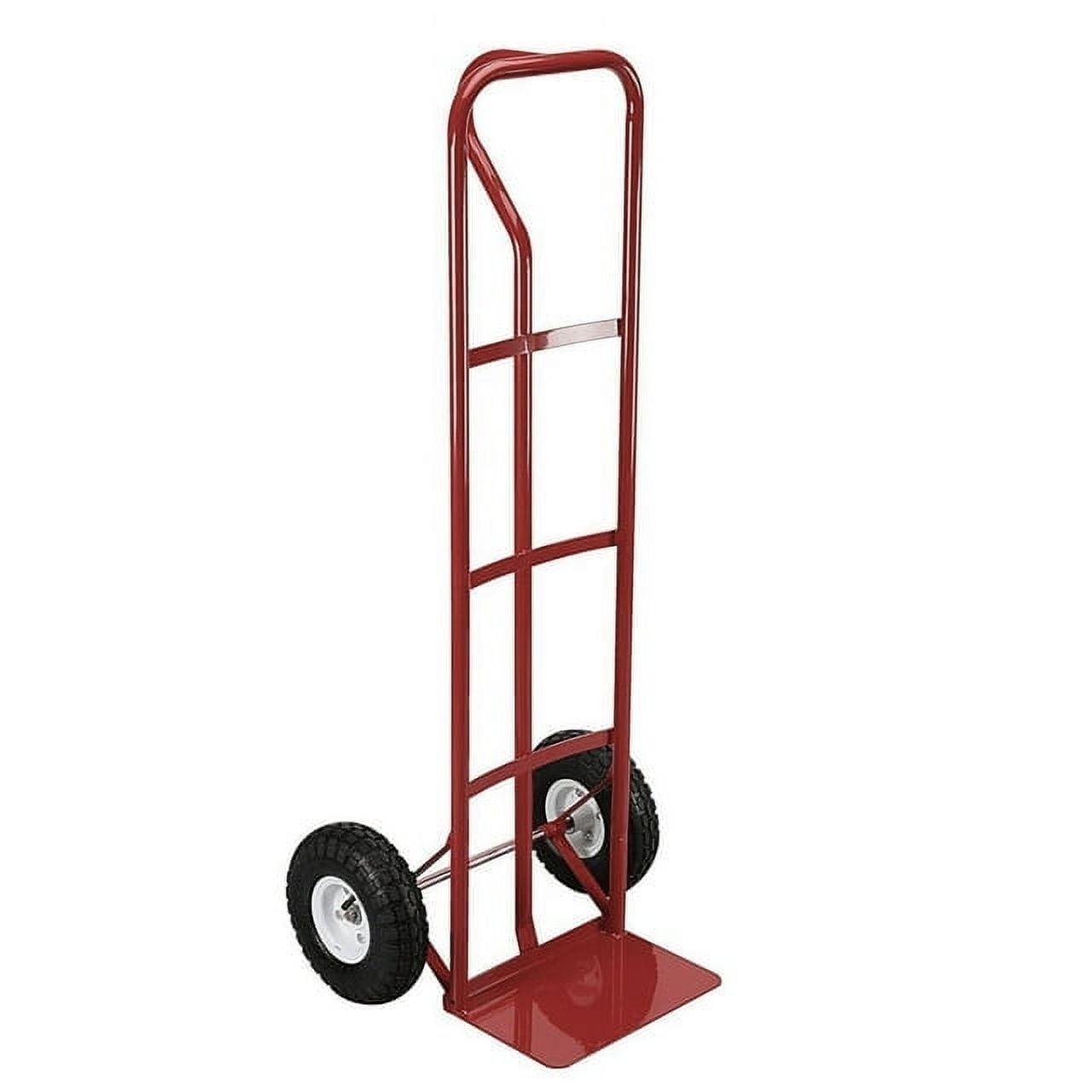 Simpli-Magic Capacity Hand Truck Dolly Moving Cart with Wheels 600 Lbs Max Weight, Red