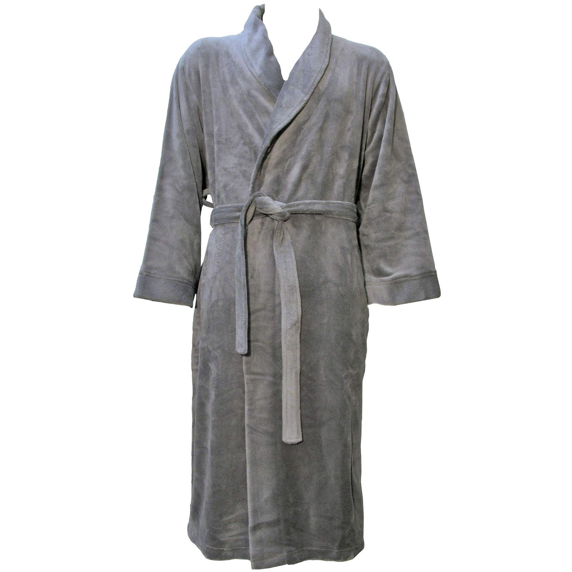 Simplicity New Plush Long Sleeve Pockets Nightgown Bath Robe