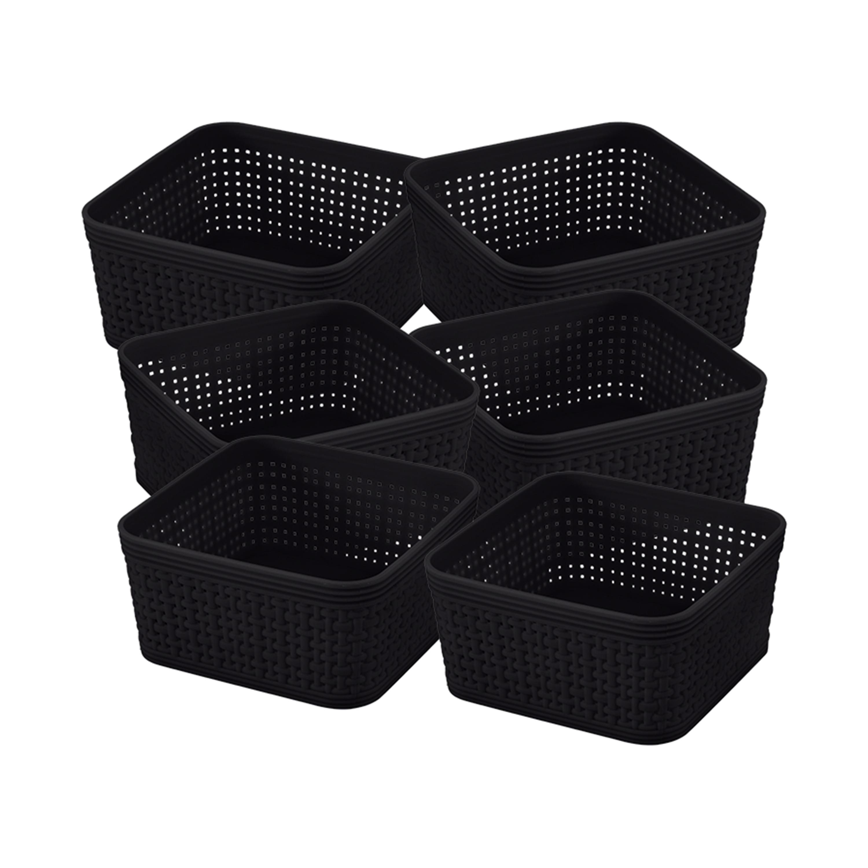 Simplify Simplify Plastic Basket (Set of 6)