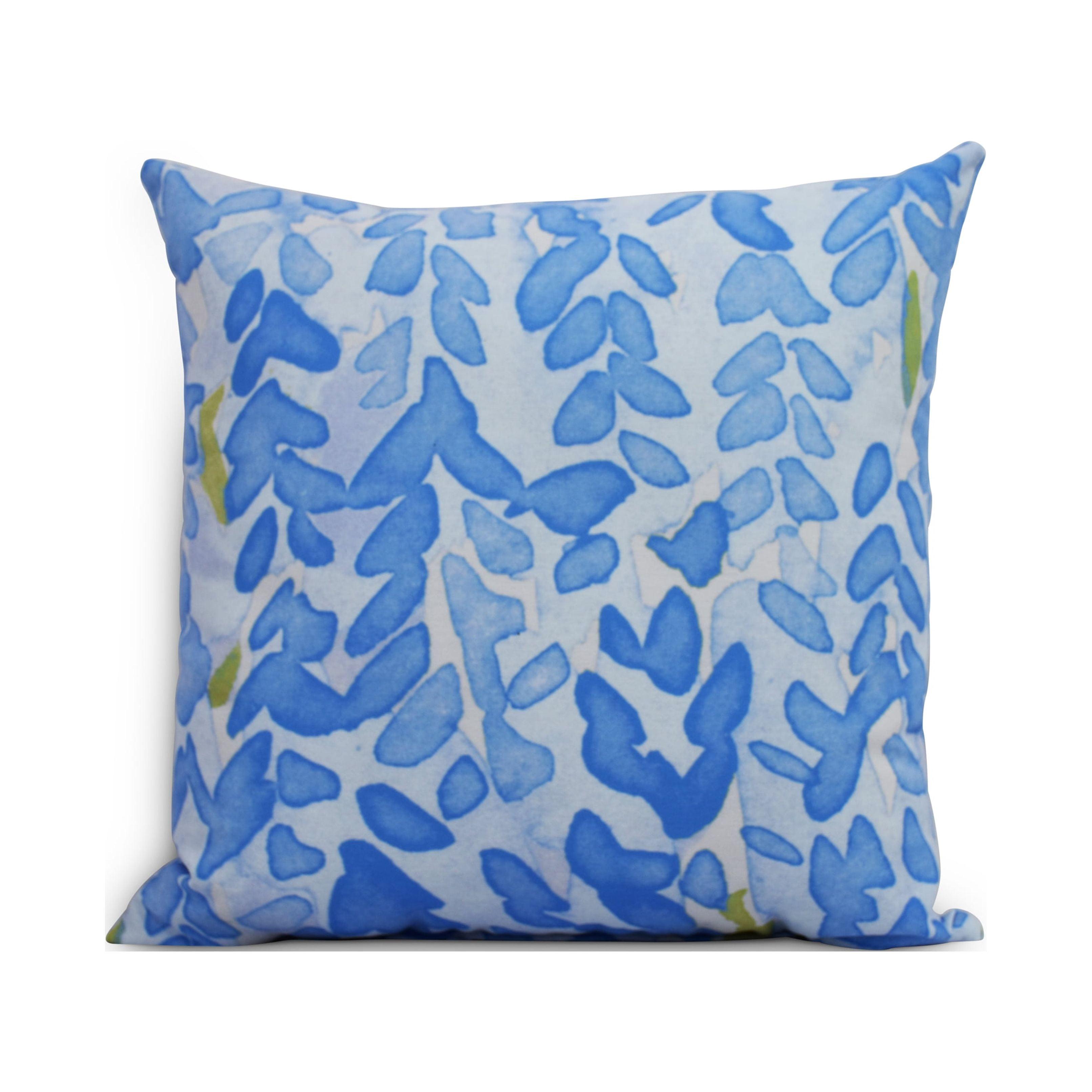 e by design Flower Bell Floral Reversible Throw Pillow