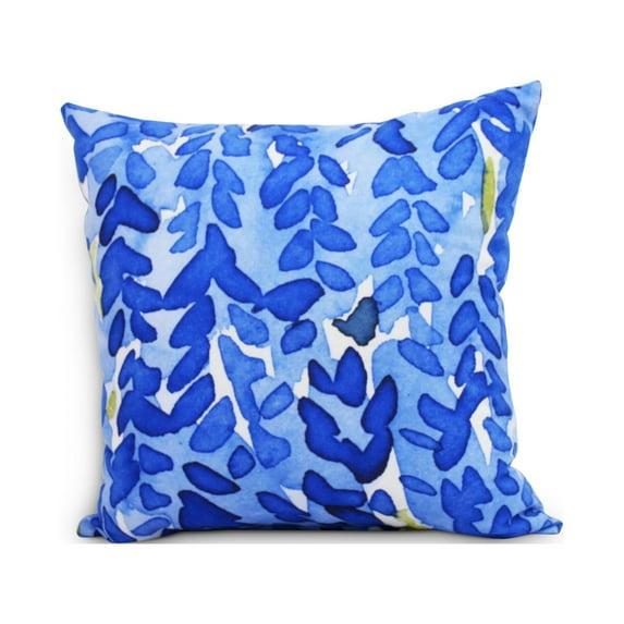 e by design Flower Bell Floral Reversible Throw Pillow