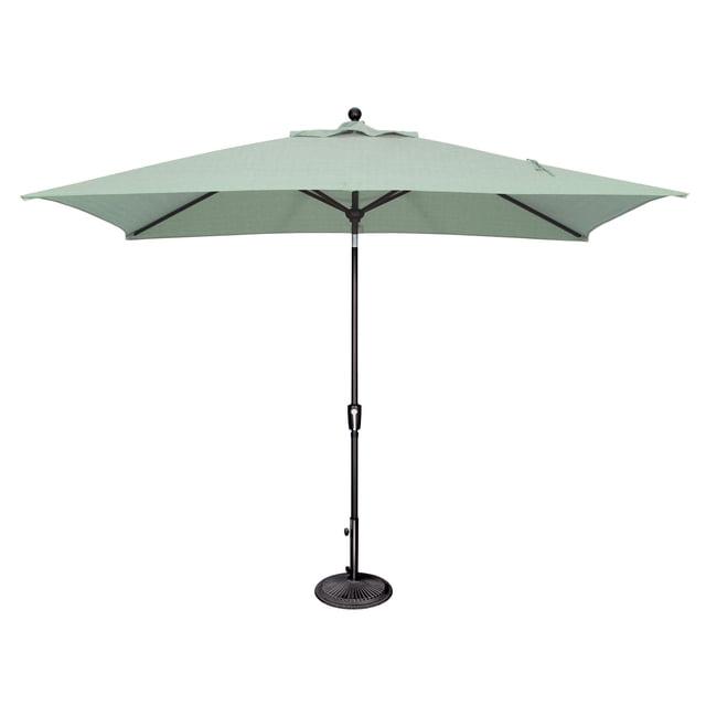 SSUM92-6X10RT09-A5413 6 x 10 ft. Rectangle Push Button Tilt Umbrella, Spa