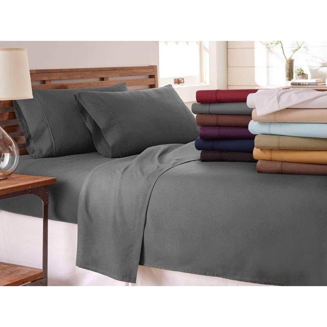 Becky Cameron 1800 Series Double-Brushed Microfiber 4 Piece Sheet Set
