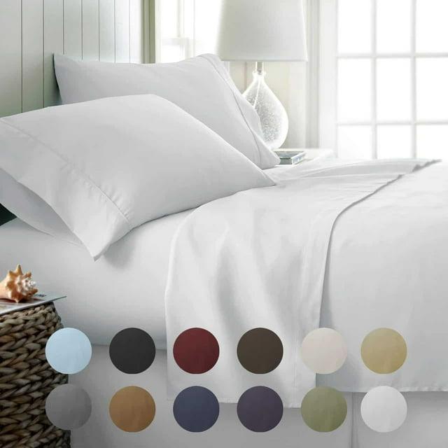 Simply Soft 6 Piece Luxury Ultra Soft Deep Pocket Bed Sheet Set - Queen - Aqua