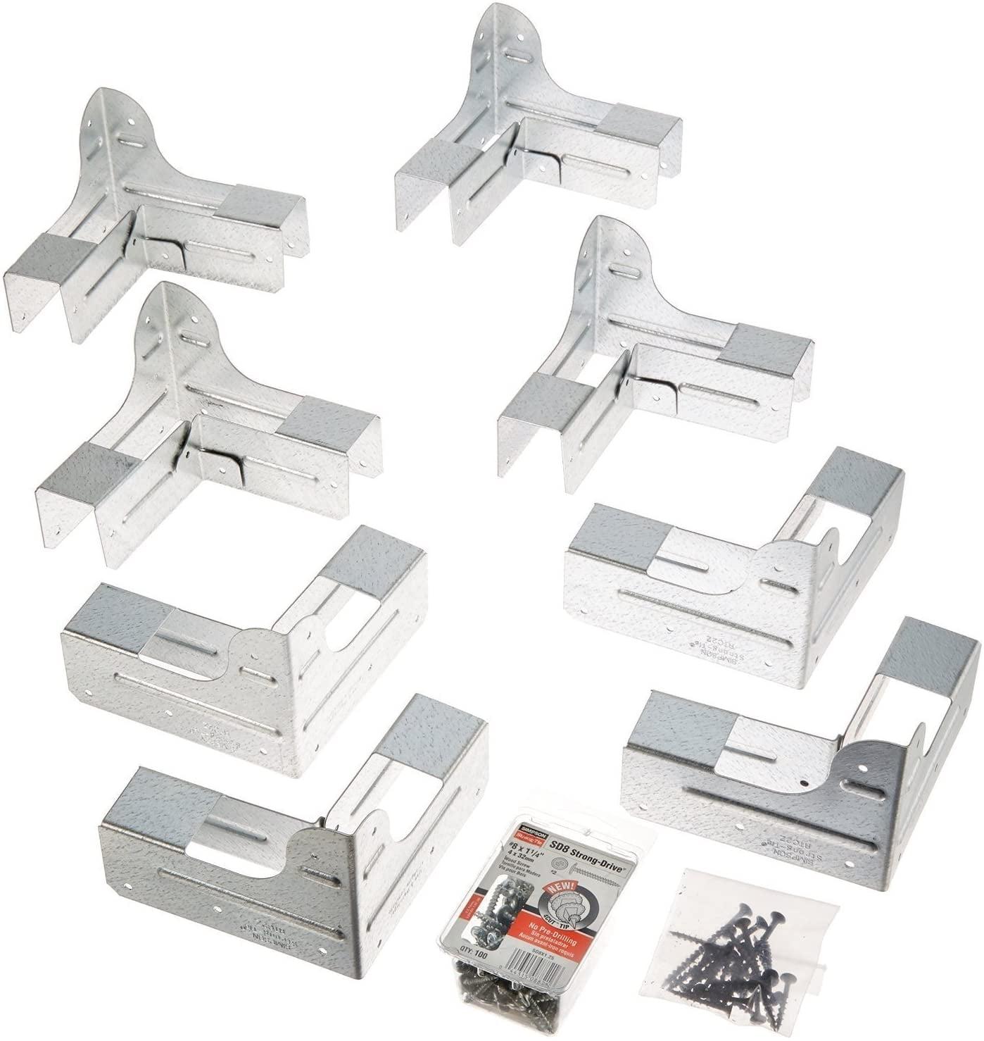 Simpson Galvanized Steel Workbench and Shelving Hardware Kit