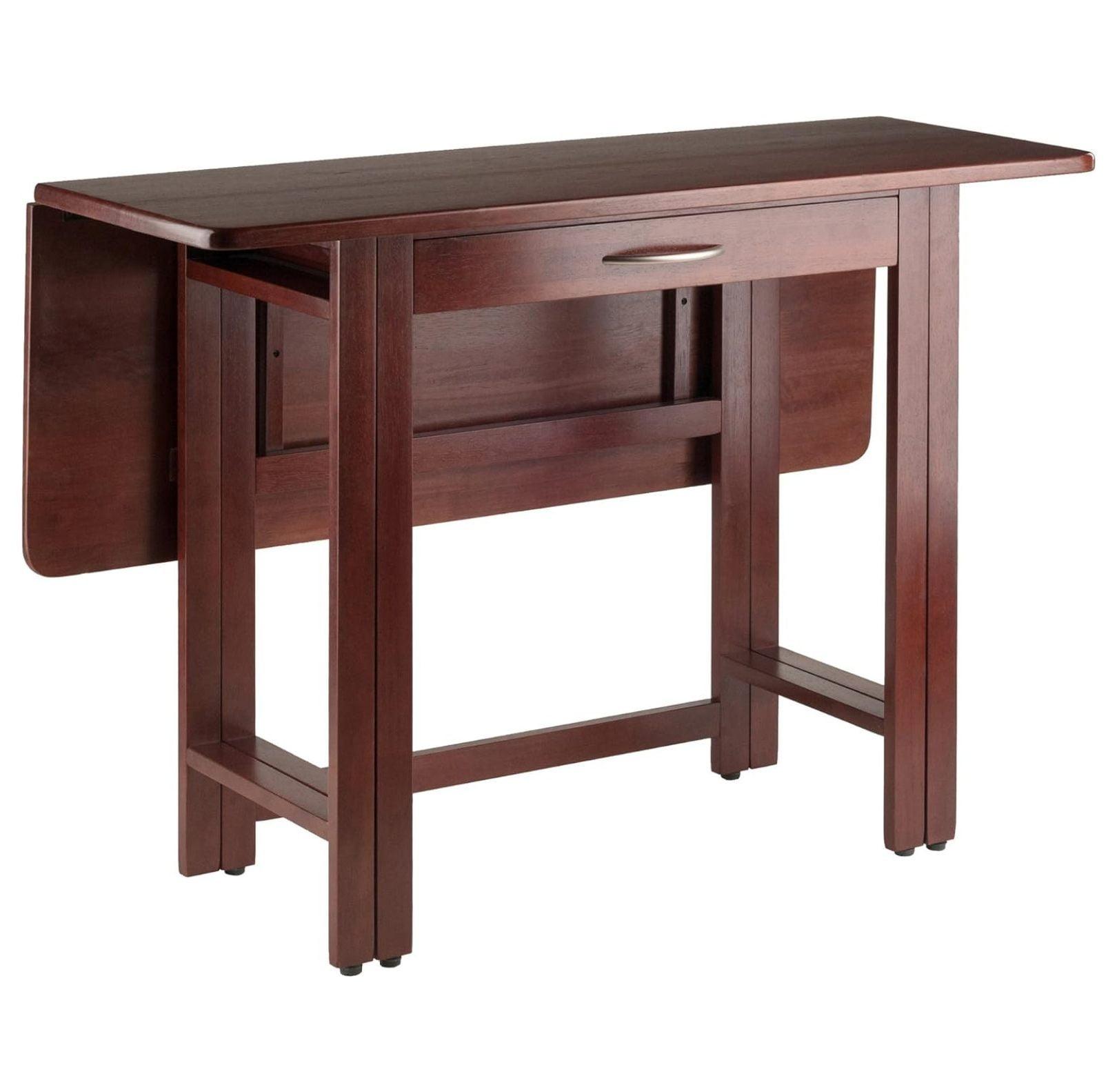 41.73'' Solid Wood Rectangular Folding Table