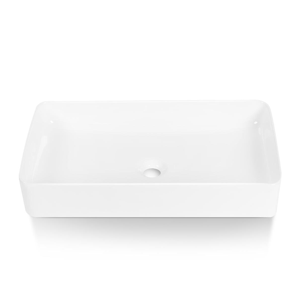 Go Peak Track 14'' Ceramic Rectangular Bathroom Sink