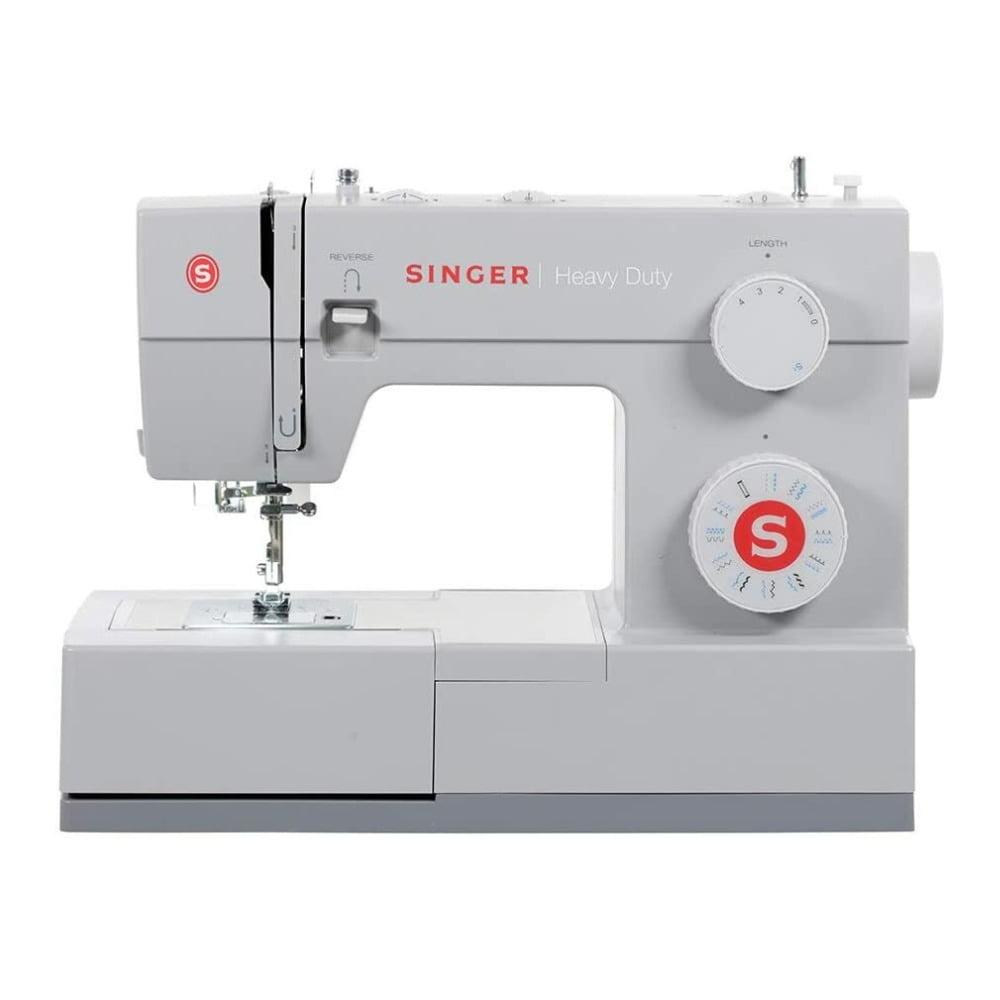 Singer Heavy Duty Gray Mechanical Sewing Machine with Accessories