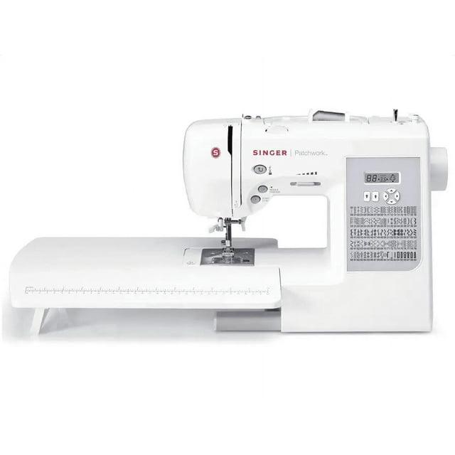 SINGER® Patchwork 7285Q Sewing Machine | 100 Stitches & 7 Buttonhole Styles | Included Extension Table & Accessories for Quilting & Sewing Project