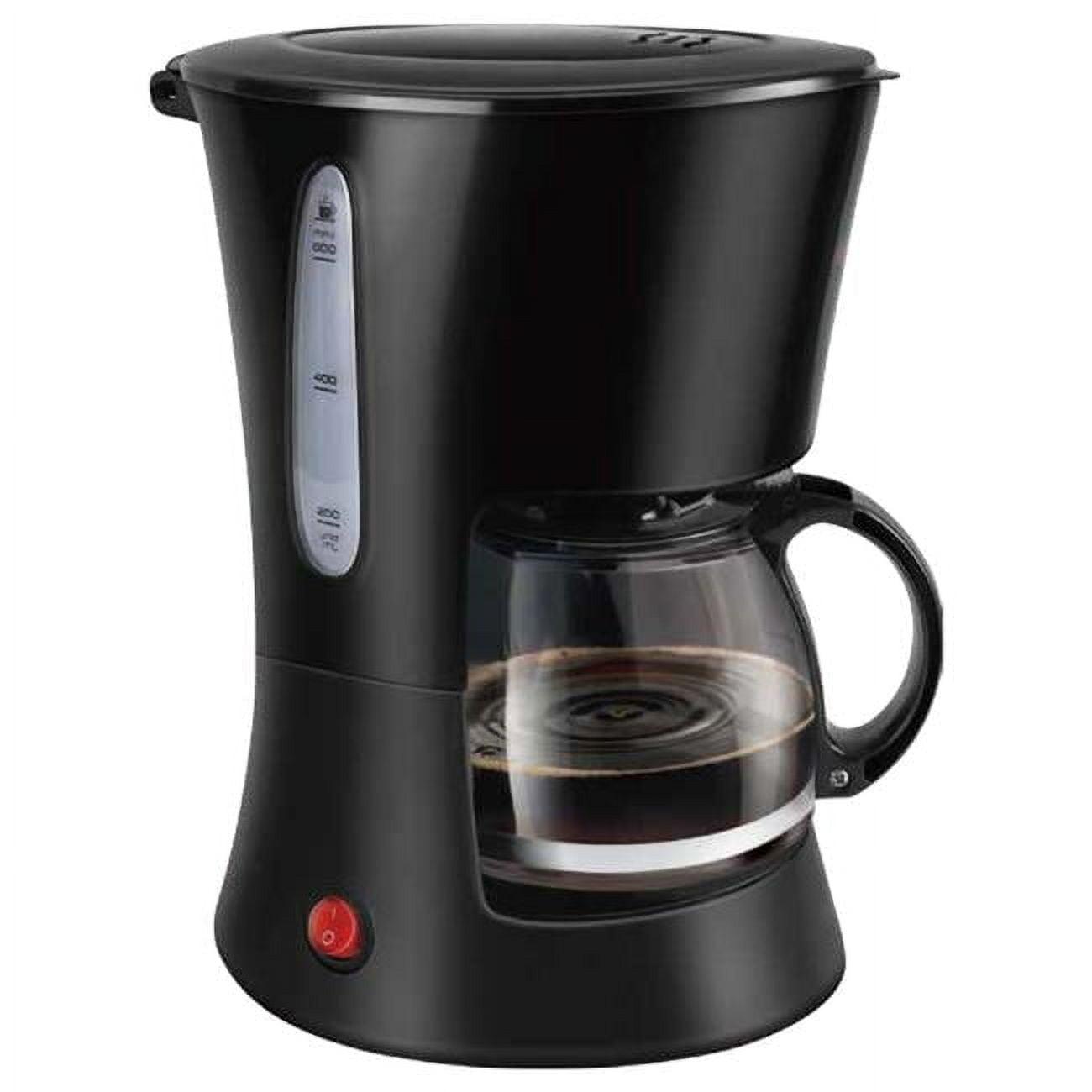 Link Single Serve 20oz Compact Coffee Maker With Bonus Glass Serving Cup Included