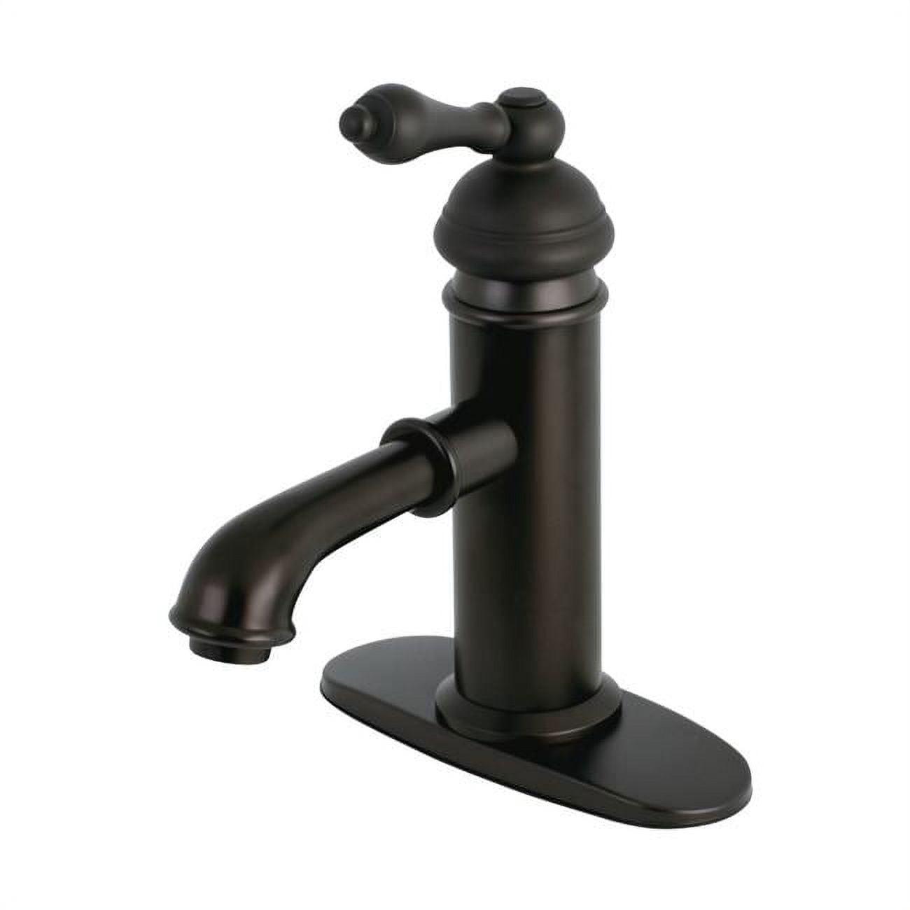 Oil Rubbed Bronze Single Handle Bathroom Faucet