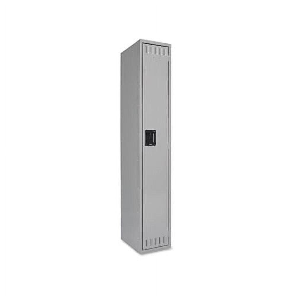 Medium Gray Single Tier Steel Locker 12w x 18d x 72h