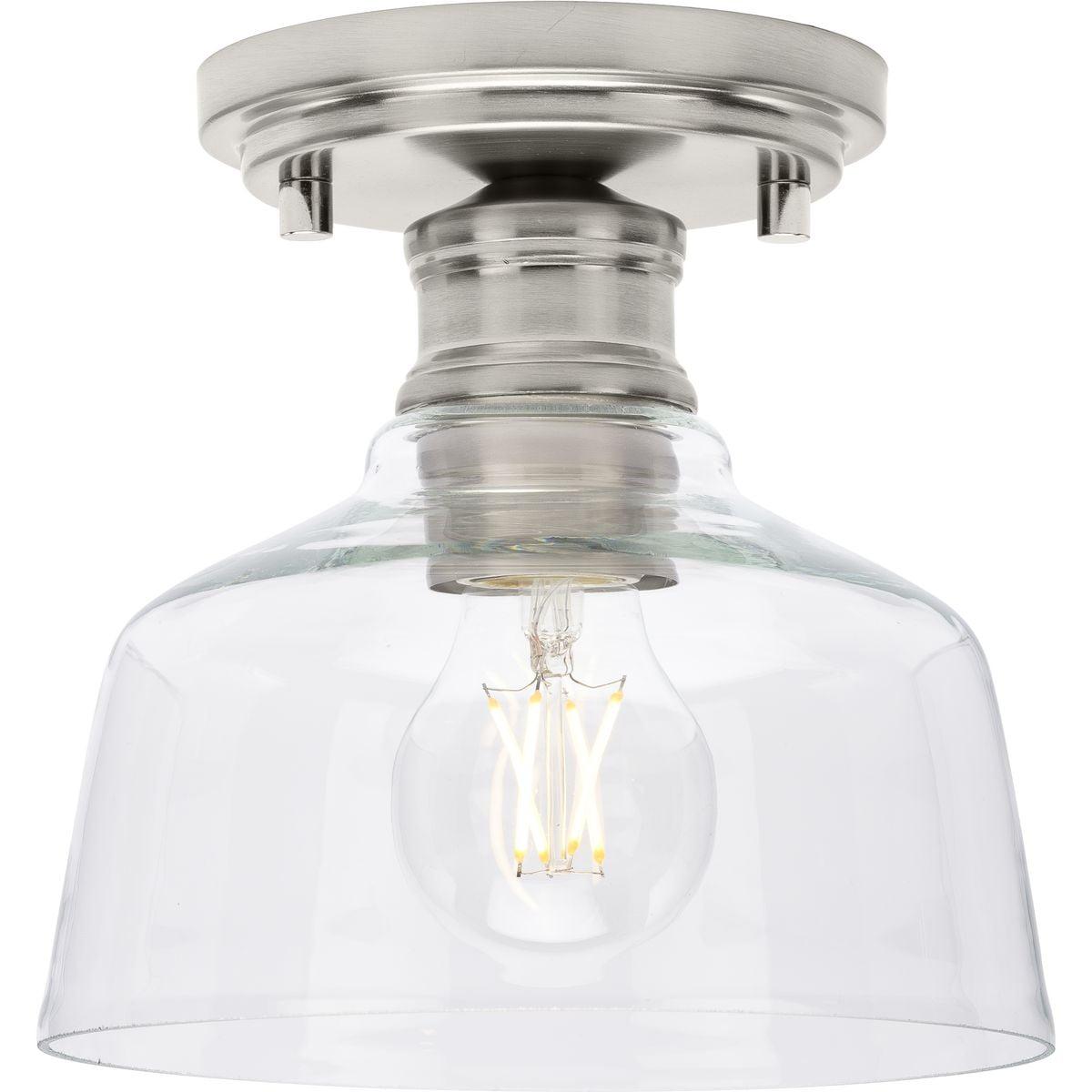 Glass Semi Flush Mount