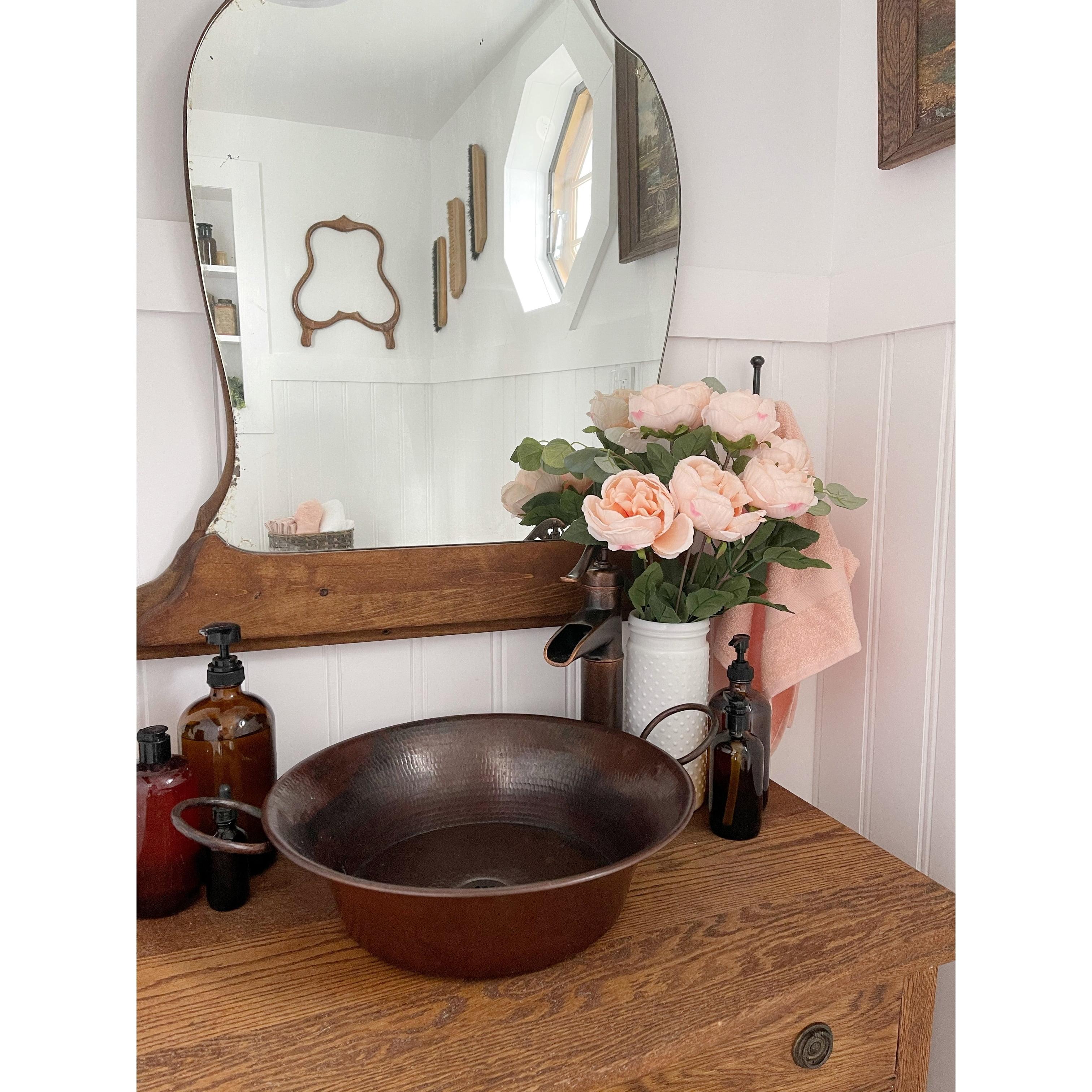 Copernicus 21" Vessel Bathroom Sink in Copper