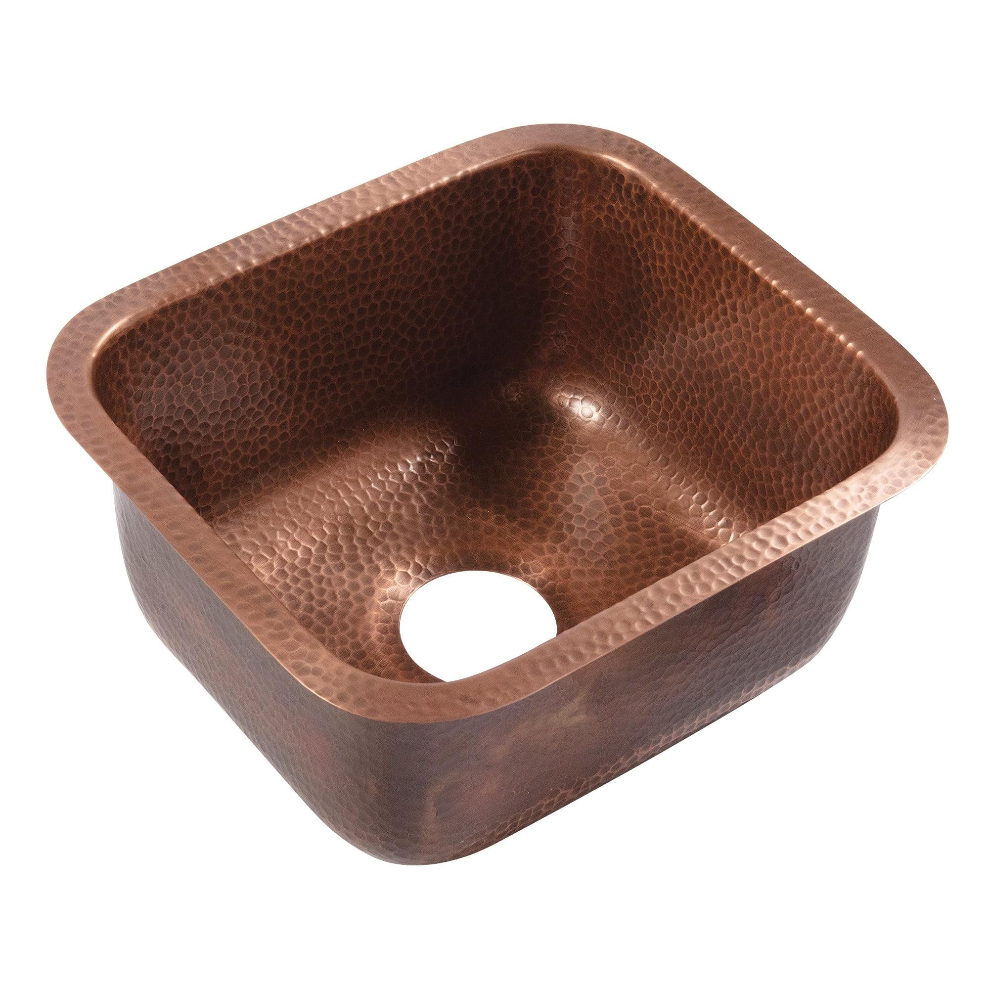 Orwell Copper 17" Single Bowl Undermount Kitchen Sink