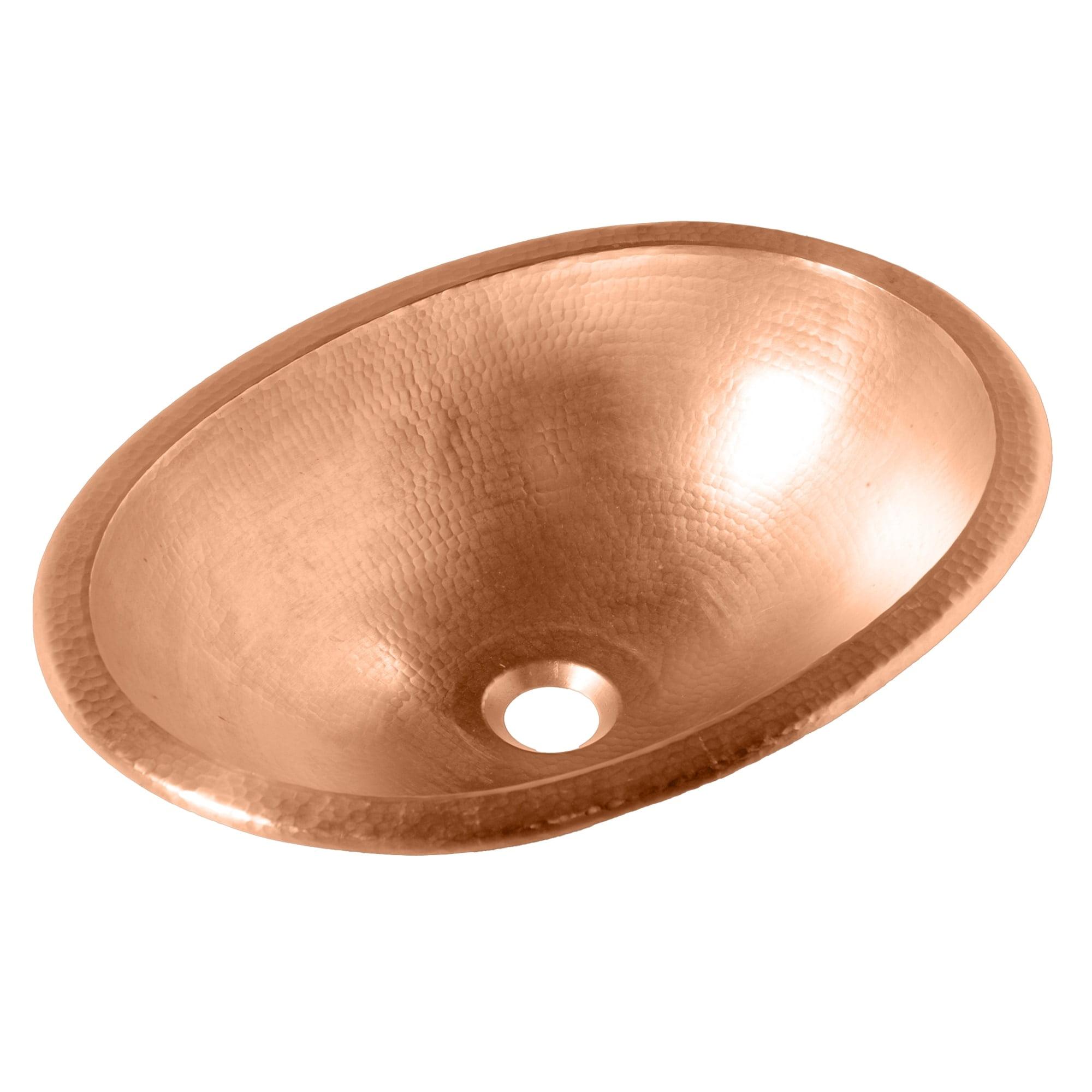 Schrodinger 19" Dual Flex Bathroom Sink in Naked Copper