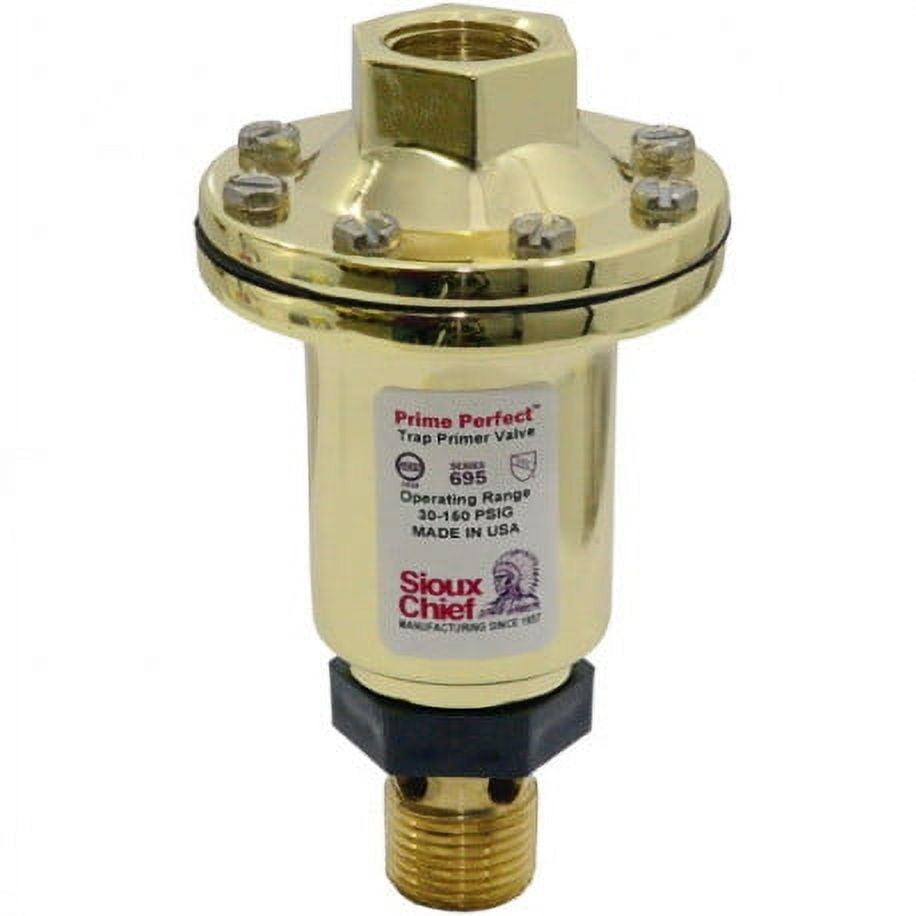 Sioux Chief 1/2" Brass Automatic Trap Primer Valve