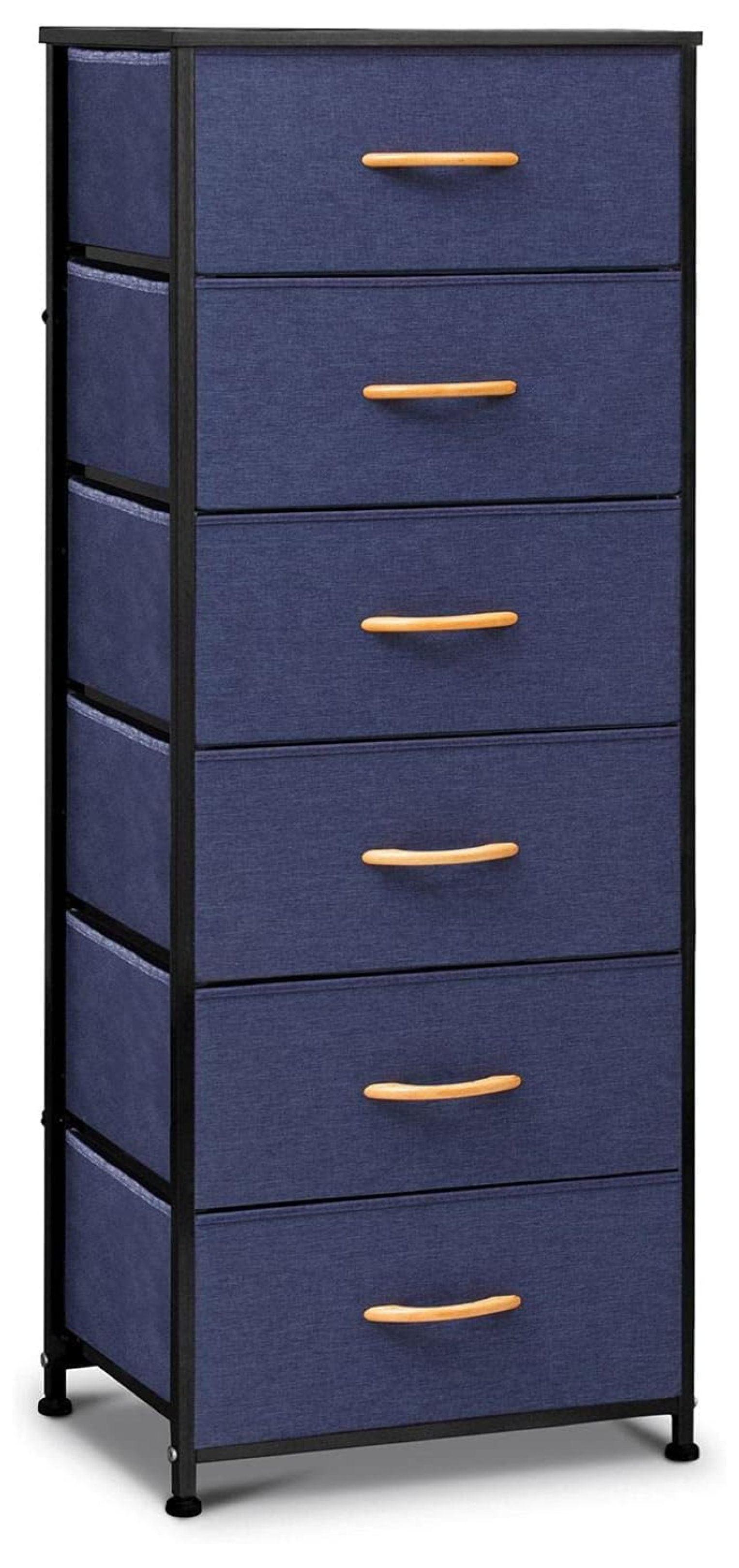 Pellebant Brown 6 Drawers Vertical Dresser Storage Tower Chest