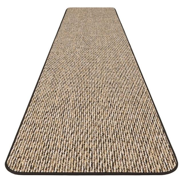 Skid-resistant Carpet Runner - Black Ripple - 14 Ft. X 27 In. - Many Other Sizes to Choose From
