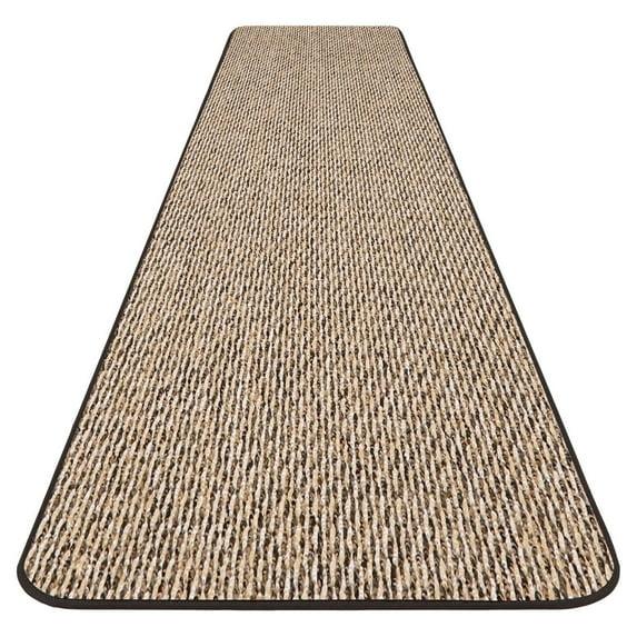 Skid-resistant Carpet Runner - Black Ripple - 4 Ft. X 36 In. - Many Other Sizes to Choose From