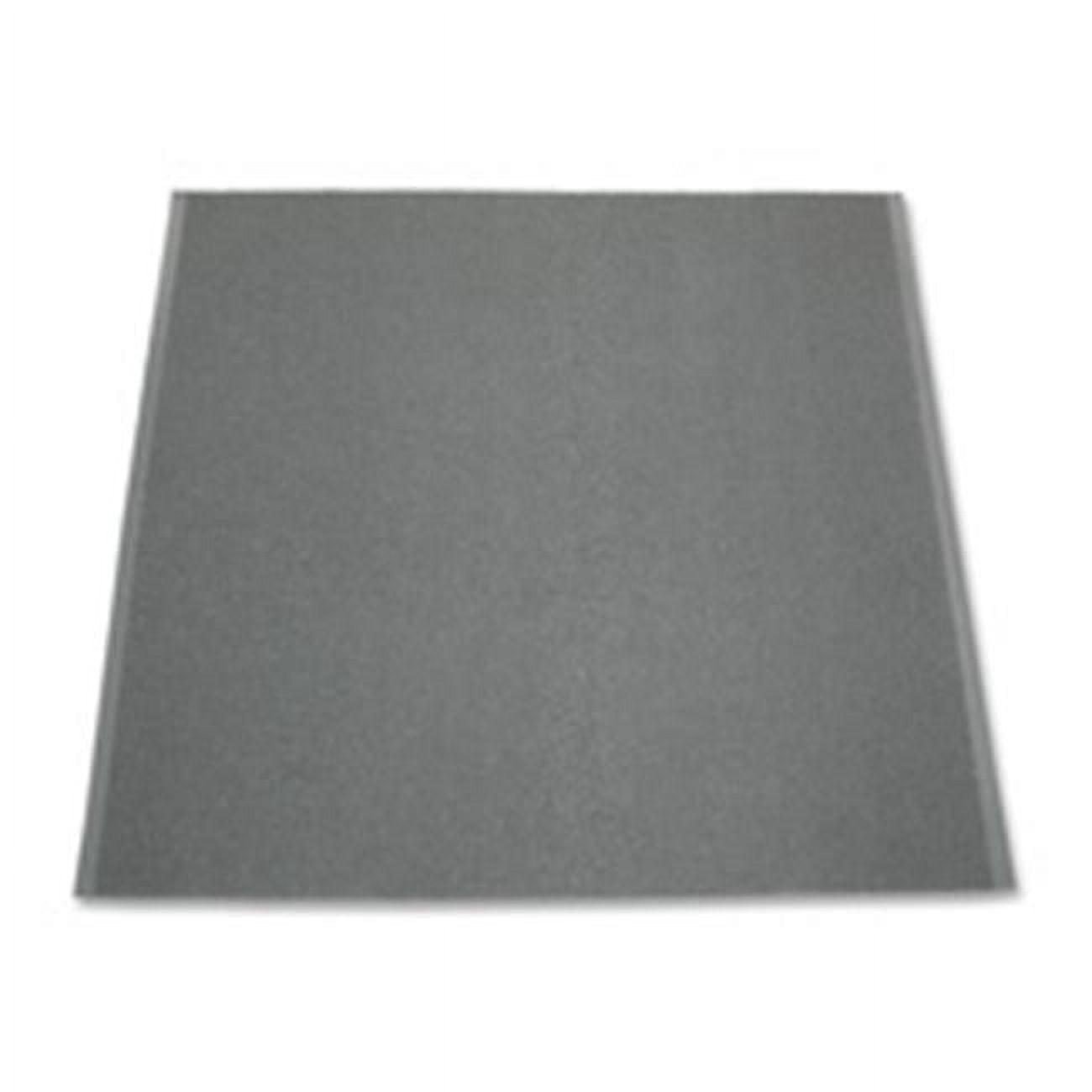 Gray Vinyl Loop Spaghetti-Pile Entry Mat 48 x 72