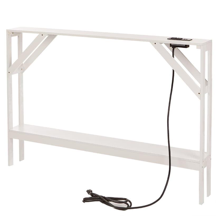 The Lakeside Collection Skinny Sofa Table with Outlet