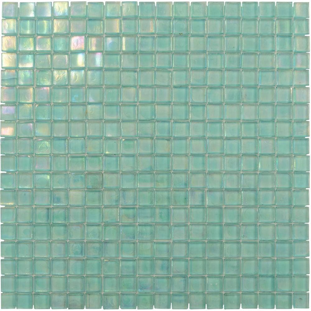 Skosh 0.6" x 0.6" Glass Grid Mosaic Wall & Floor Tile