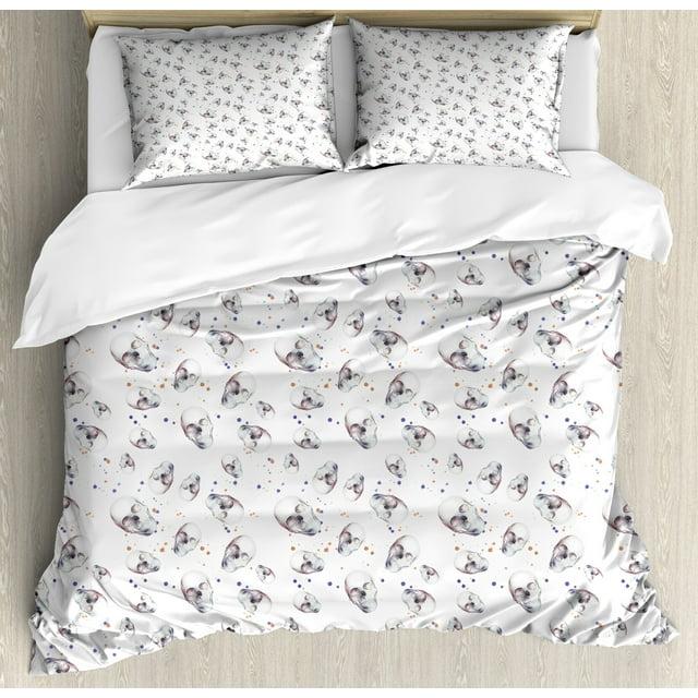 Ambesonne Skull Decorations Modern & Contemporary Duvet Cover Set