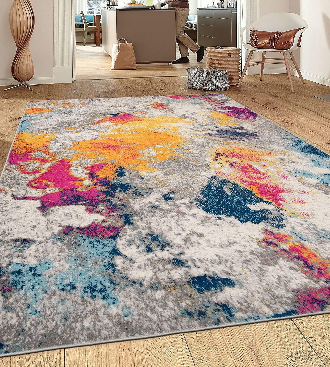 World Rug Gallery Abstract Contemporary Area Rug