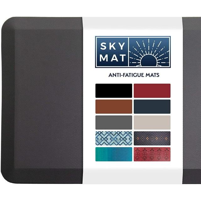 Sky Solutions Anti Fatigue Cushioned 3/4 Inch Floor Mat, 20" x 39", Gray