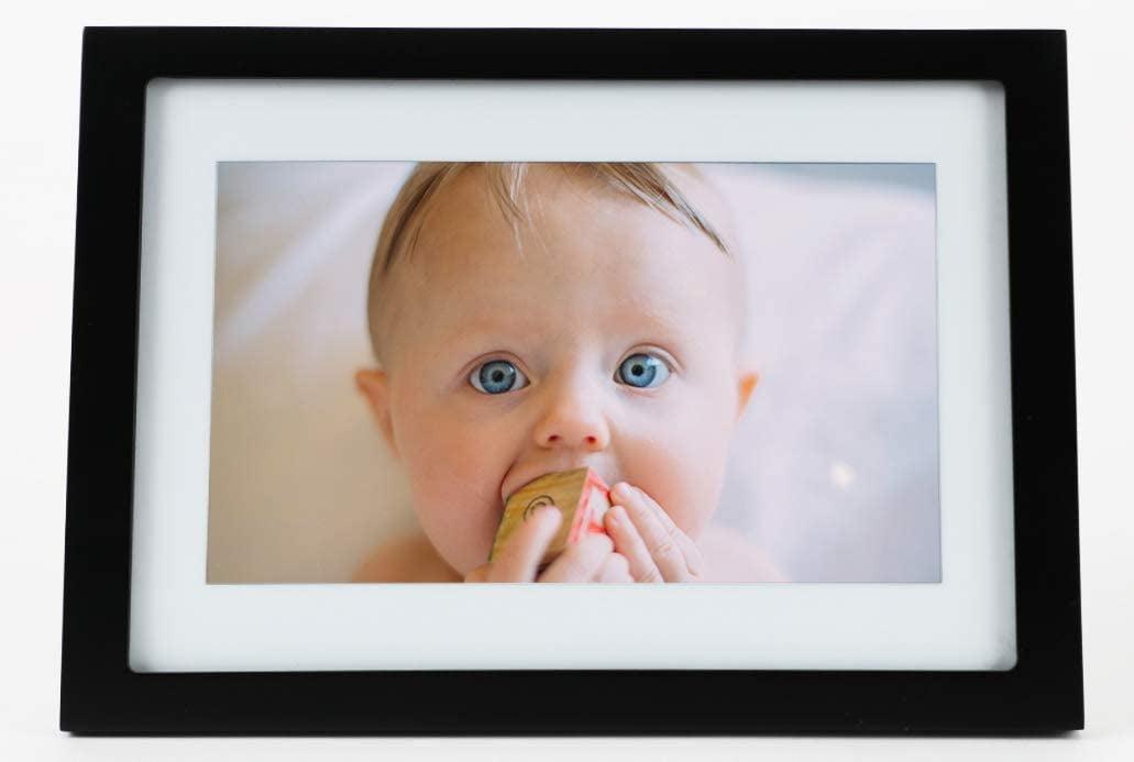 10-Inch Black WiFi Digital Picture Frame with Touch Screen