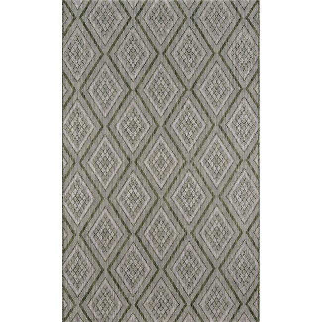 Madcap Cottage by Howard Elliott Collection Lake Palace Geometric Green/Gray Area Rug