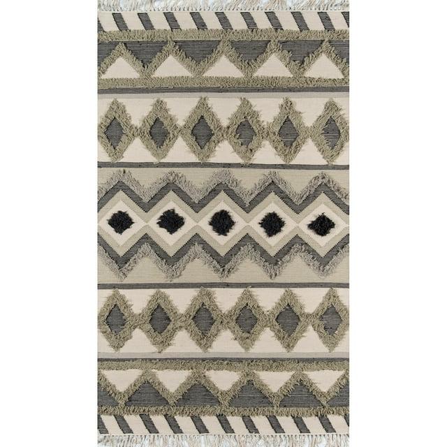 Skyline Decor Novogratz by  Indio Avalon Wool Hand Made Area Rug 3' X 5' 3' x 5' Indoor,Accent Rectangle