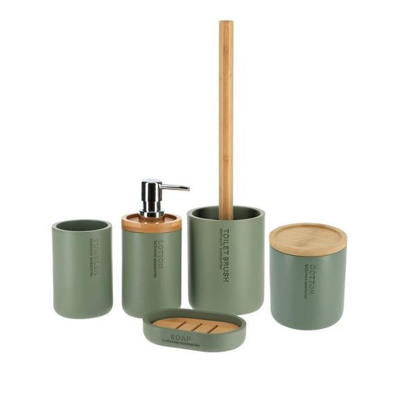 Evideco Willis Bathroom Accessory Set 5 Pieces
