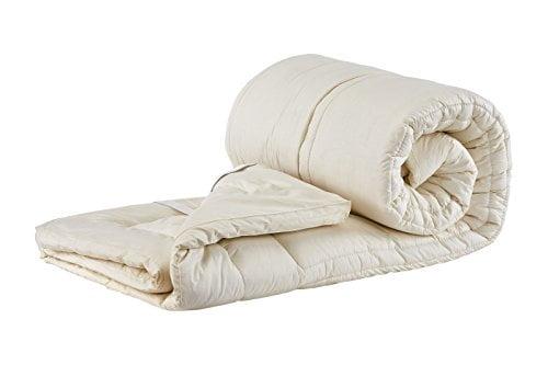 Twin Size Cozy Nest Washable Wool Mattress Topper