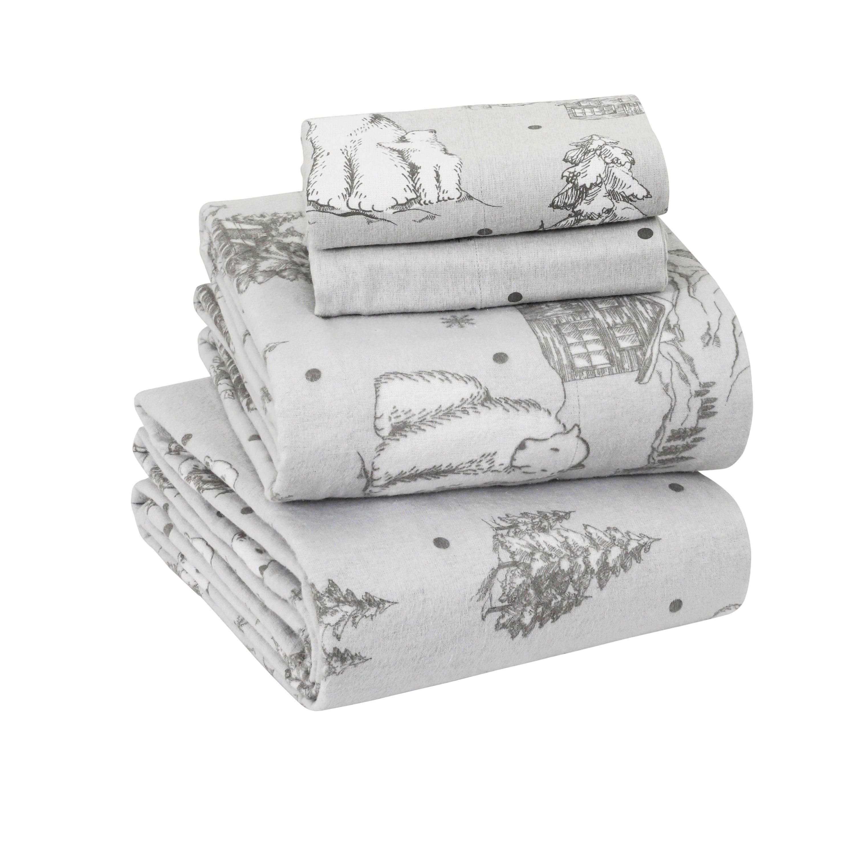 Enviohome Colyt 100% Cotton Flannel Sheet Set