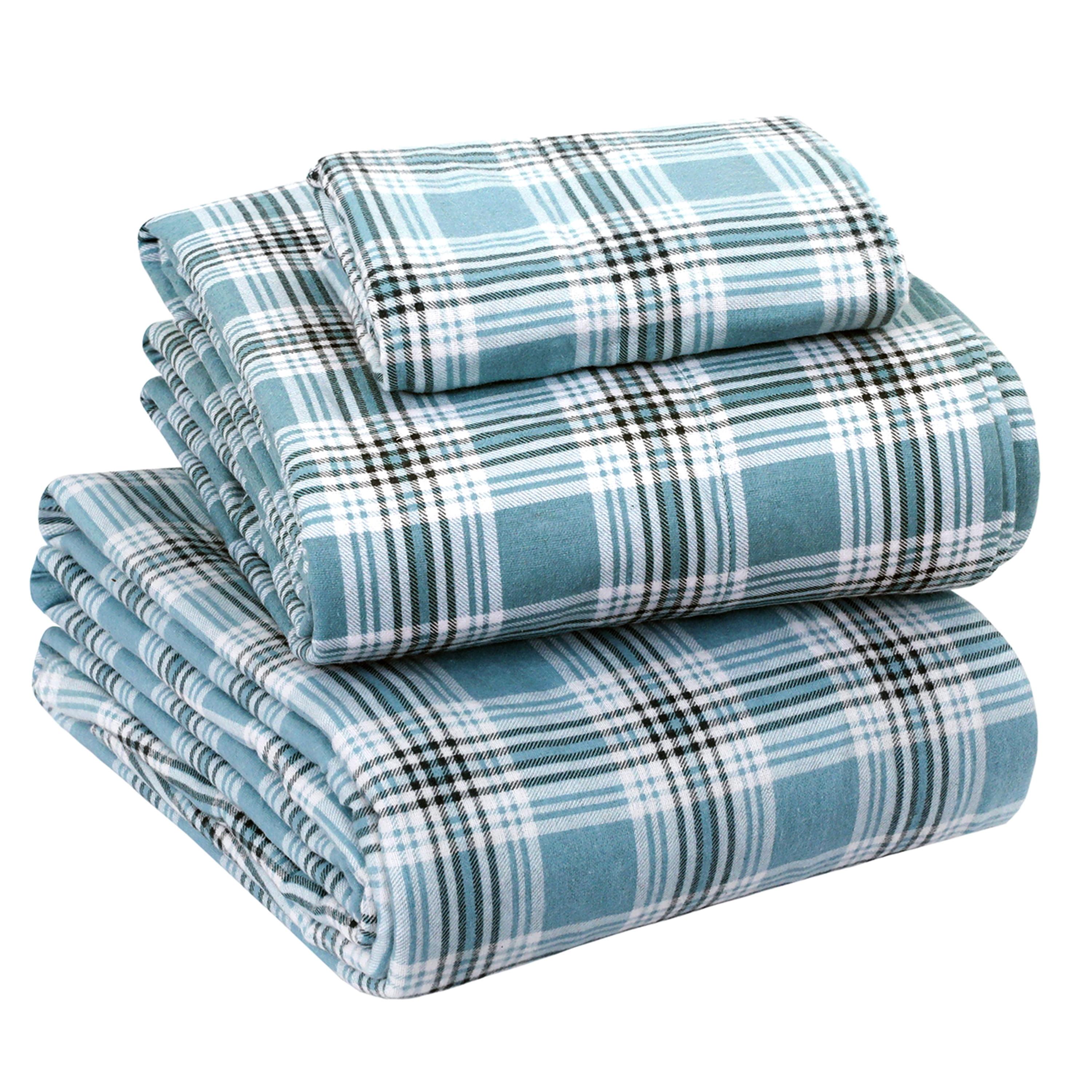 Enviohome Colyt 100% Cotton Flannel Sheet Set