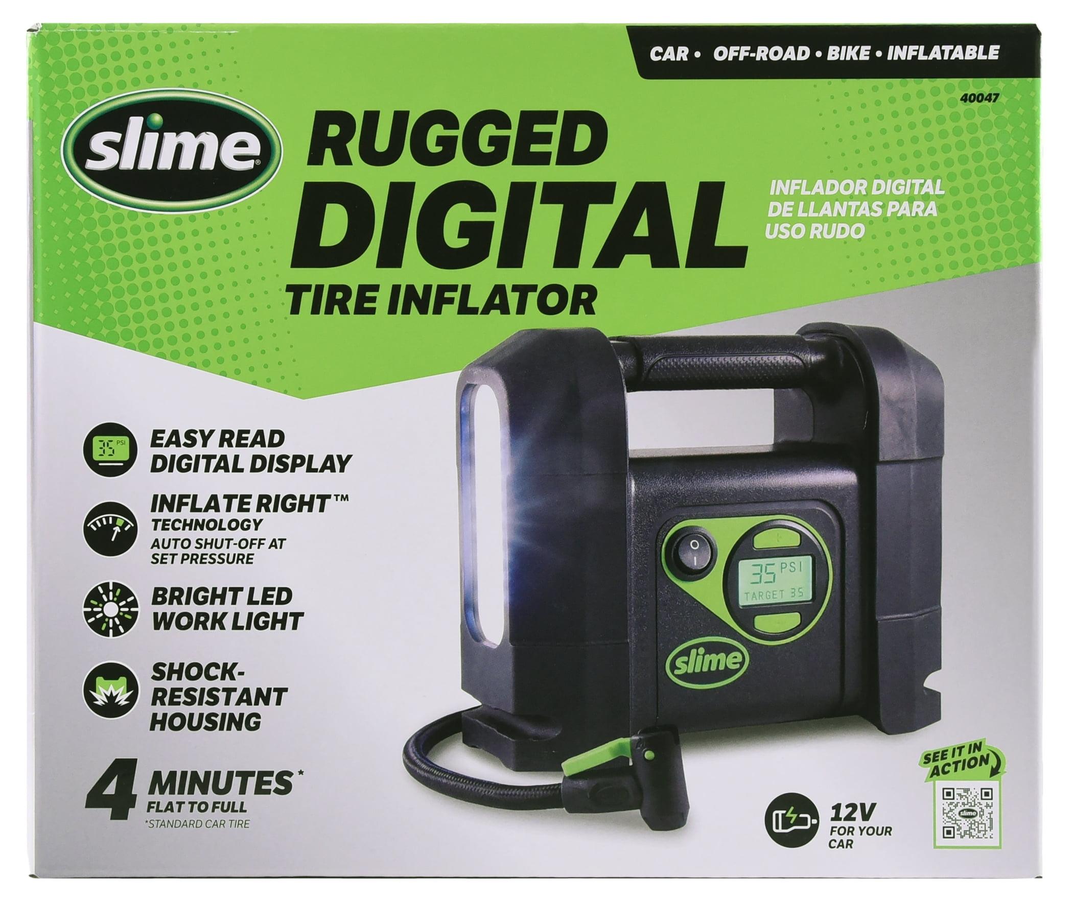 Rugged Digital 12V Tire Inflator with LED Light