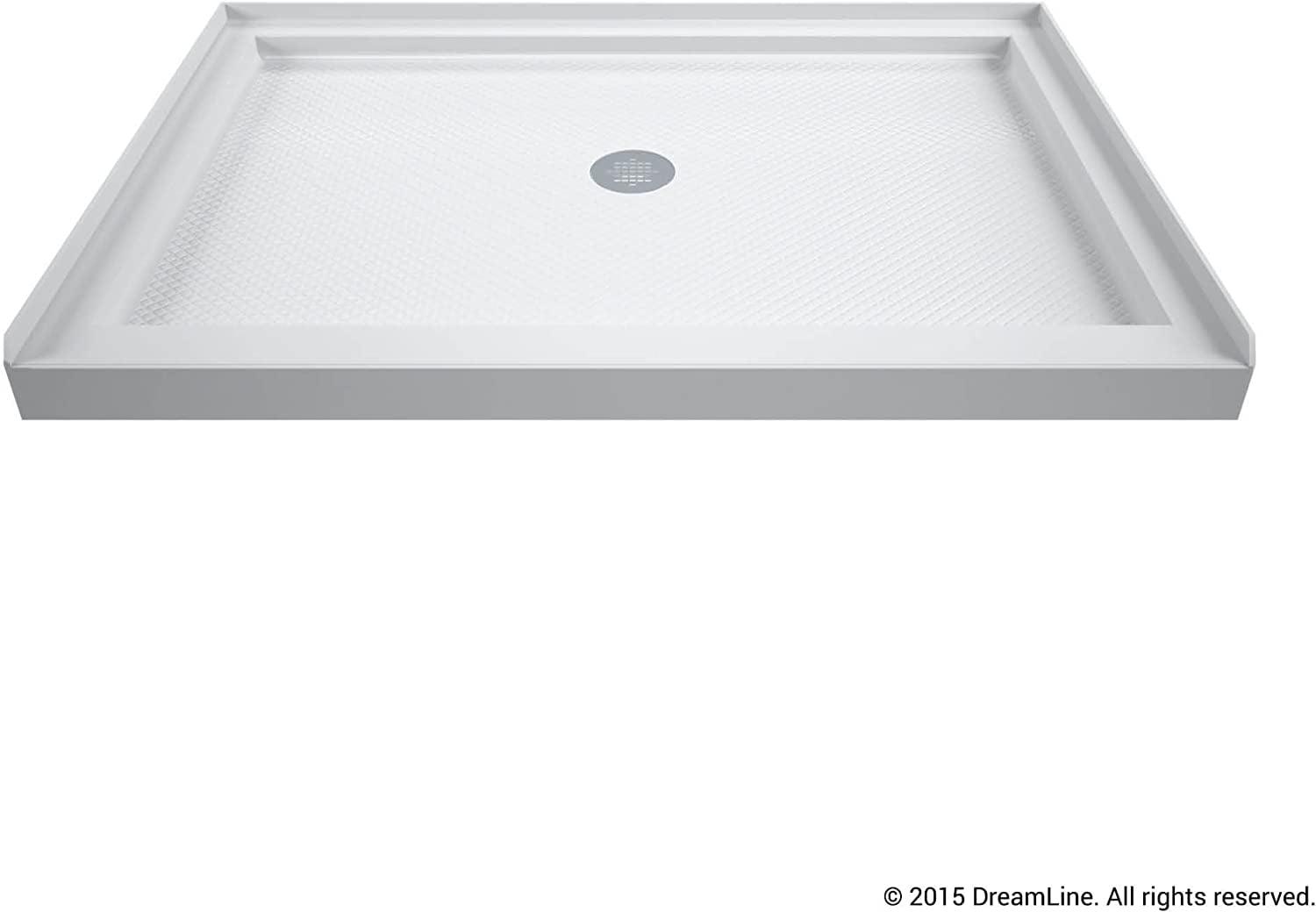 SlimLine 34" x 48" White Acrylic Shower Base