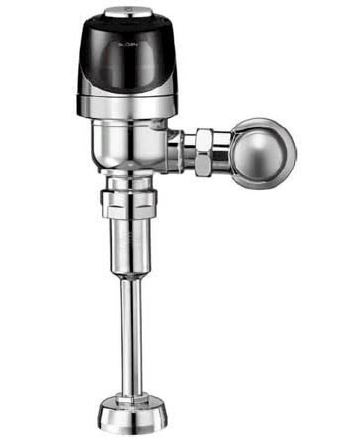 Chrome Battery-Powered Infrared Sensor Urinal Flush Valve