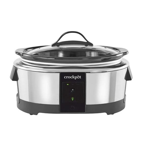 Open Box Slow Cooker 6-Quart Programmable Stainless Steel Compatible w/ Alexa (Good)