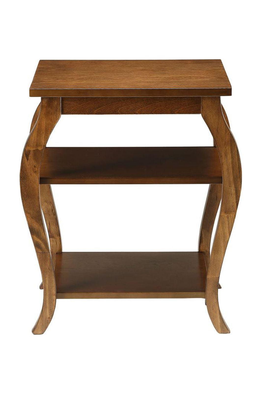 18&#34; Becci Accent Table Walnut Finish - Acme Furniture